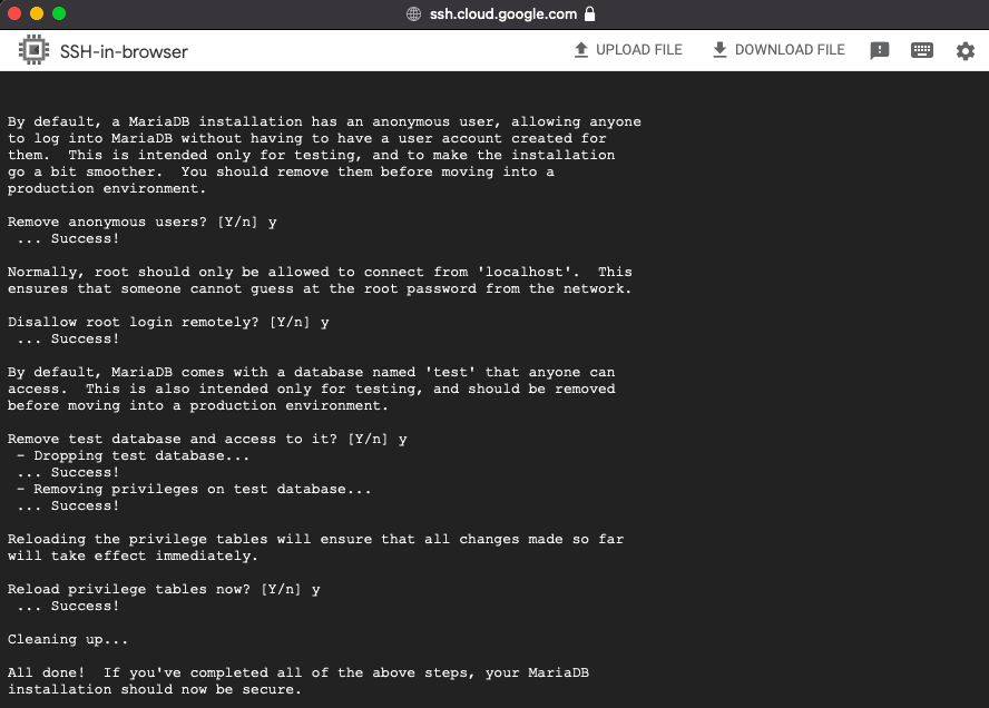 ssh_maria_config